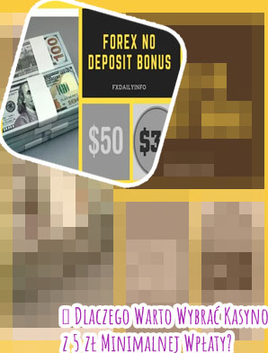 Bonus w kasynie min 5 euro deposit